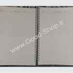 دفتر 200 برگ سیمی جلد طلقی ساده A4