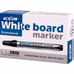 ماژیک وایت برد جیکسین آبی نوک تخت Gxin G-213