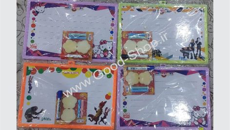 تخته وایت برد و تخته سیاه دو طرفه و قابدار ویان