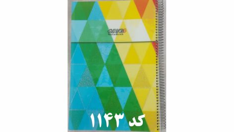 دفتر 100 برگ A4 سیمی جلد طلقی