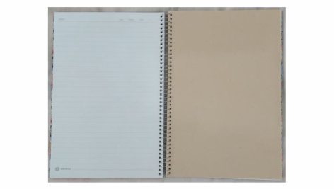 دفتر 100 برگ سایز A4 جلد سخت سیمی