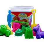 بسته خمیرشنی (شن جادویی) 500 گرمی همراه با ابزار (سطلی) کد 1088 آریا